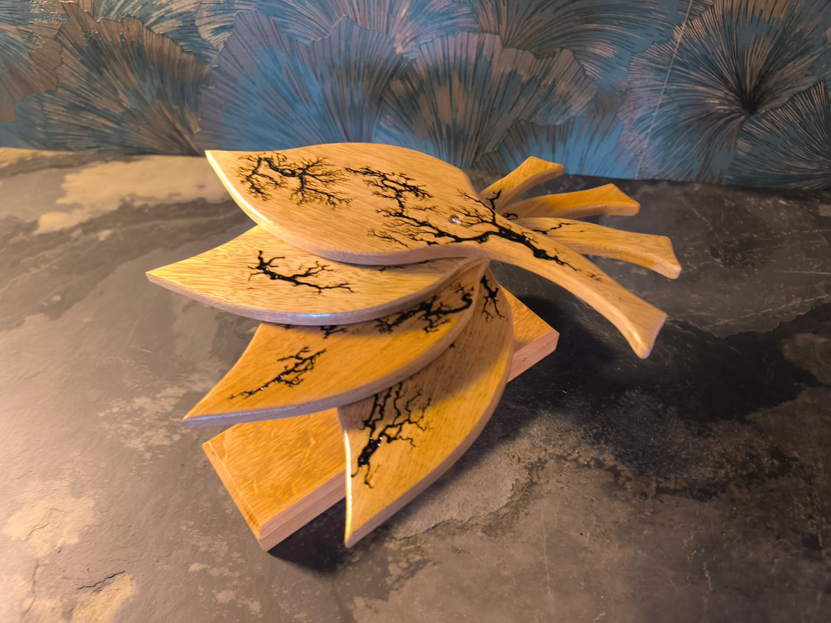 Fracture Leaf Set – Limba & Oak Edition | No. 7/15