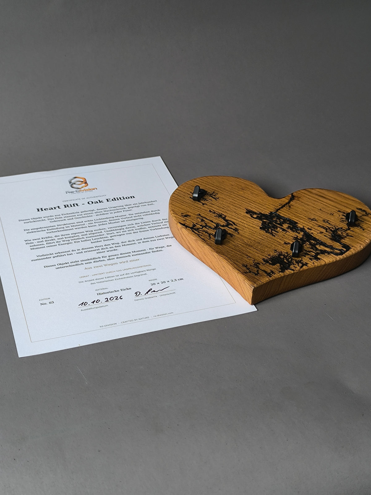 Heart Rift – Oak Edition No. 03, Detailansicht