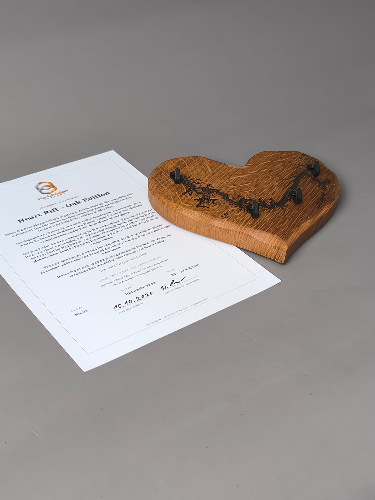 Heart Rift – Oak Edition No. 05, Detailansicht