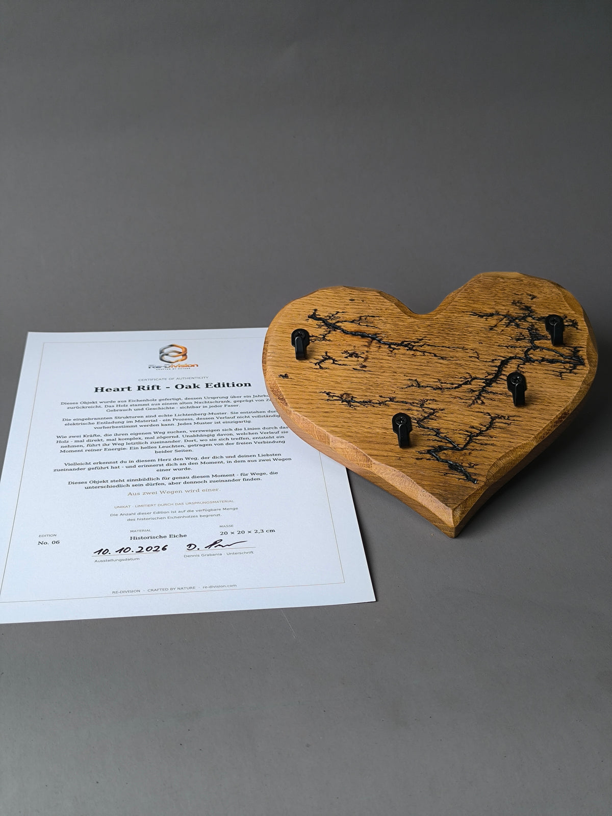 Heart Rift – Oak Edition No. 06, Detailansicht