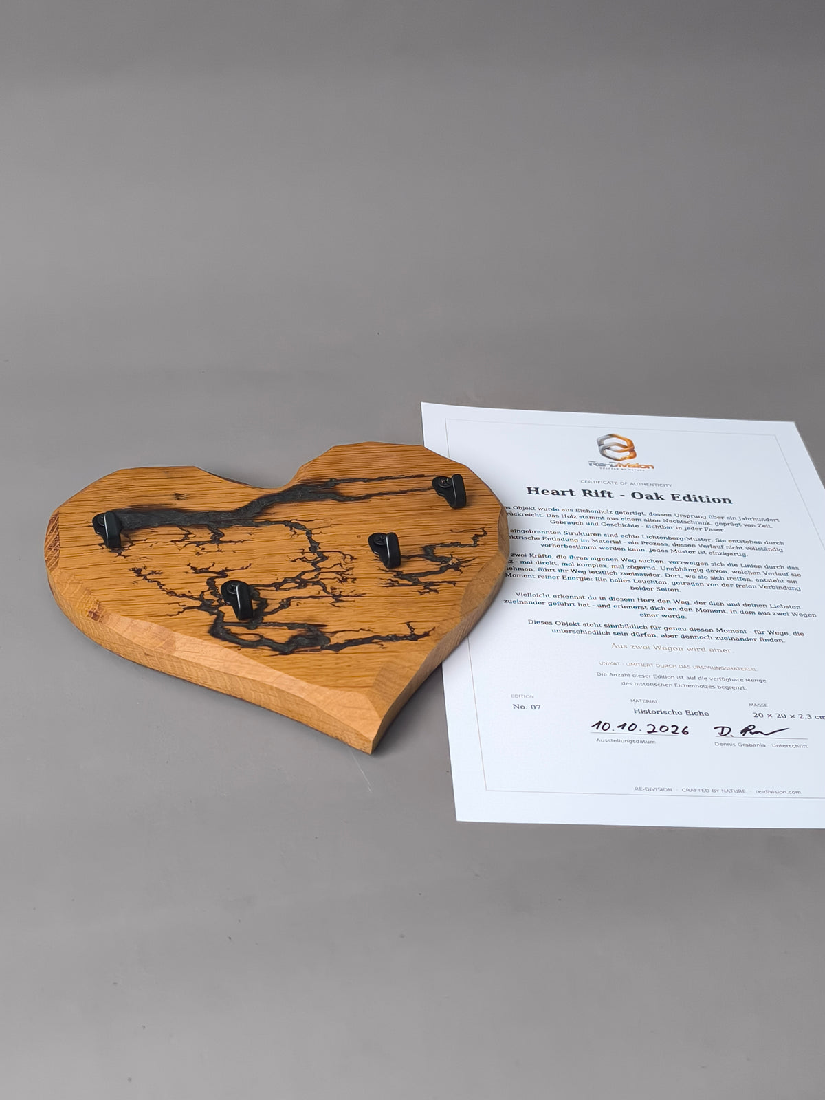 Heart Rift – Oak Edition No. 07, Detailansicht