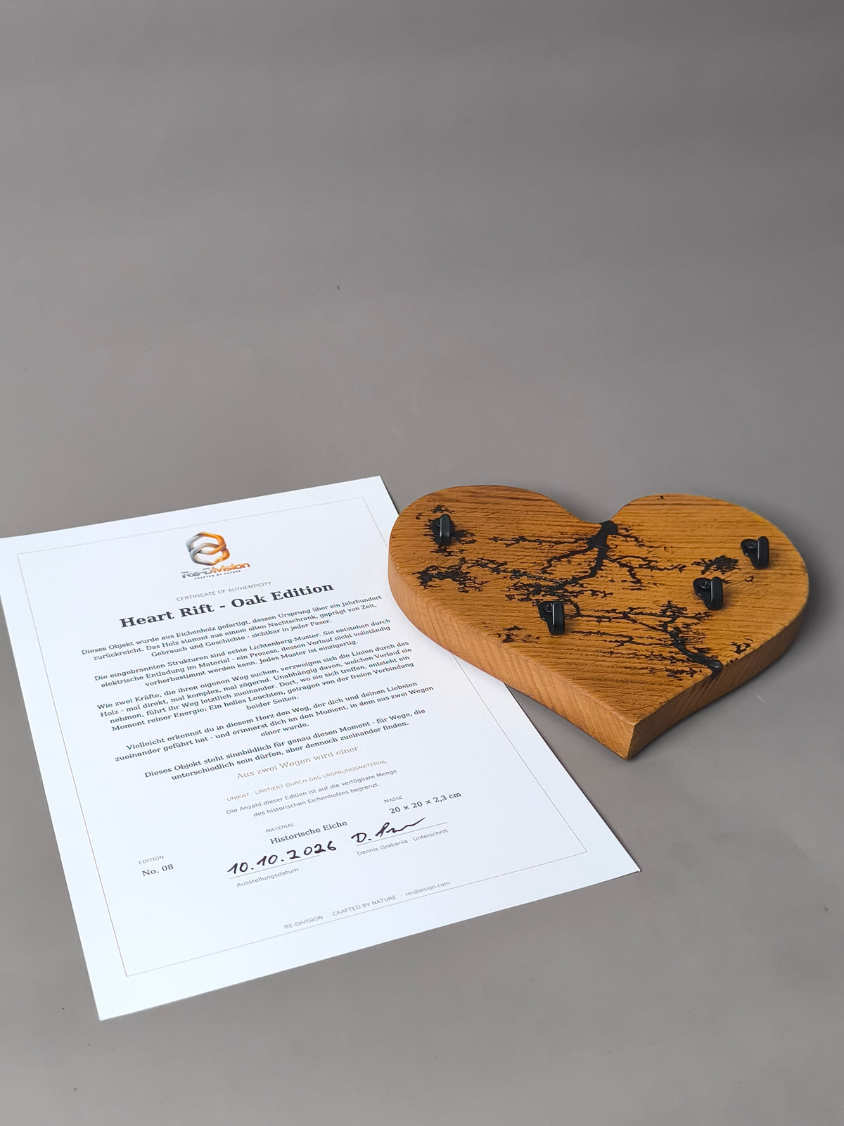 Heart Rift – Oak Edition No. 08, Detailansicht