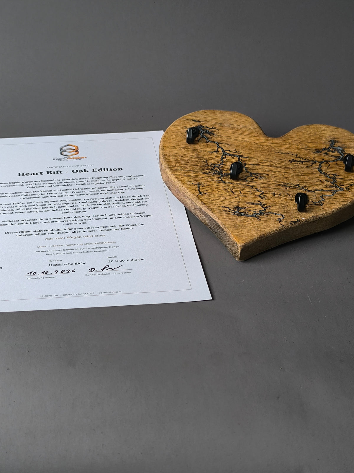 Heart Rift – Oak Edition No. 09, Detailansicht