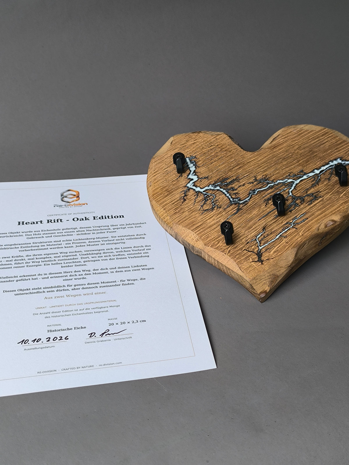 Heart Rift – Oak Edition No. 10, Detailansicht
