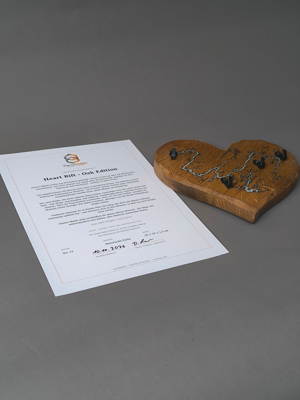 Heart Rift – Oak Edition No. 12, Detailansicht