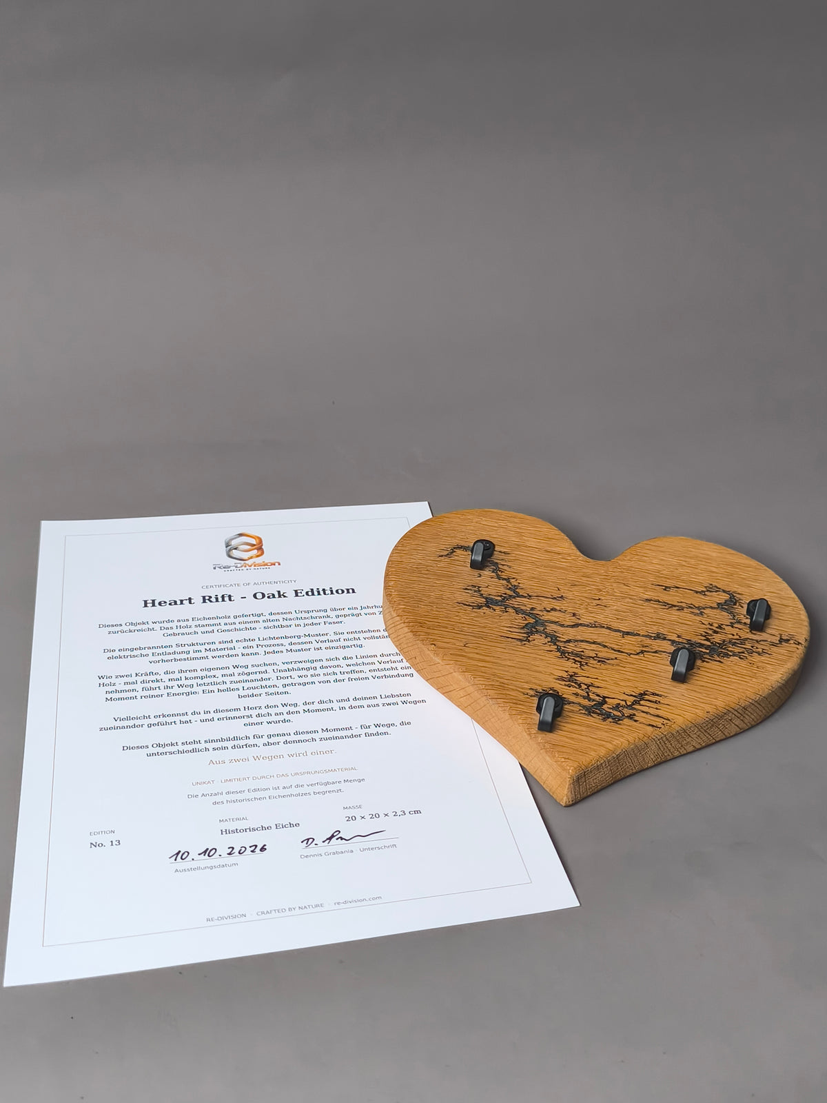 Heart Rift – Oak Edition No. 13, Detailansicht