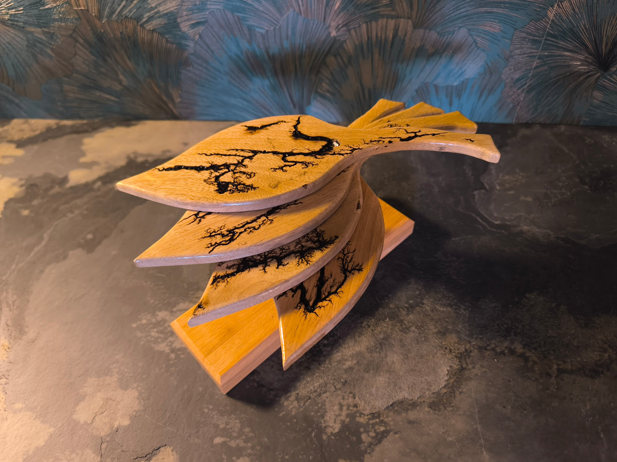 Fracture Leaf Set – Limba & Oak Edition | No. 3/15