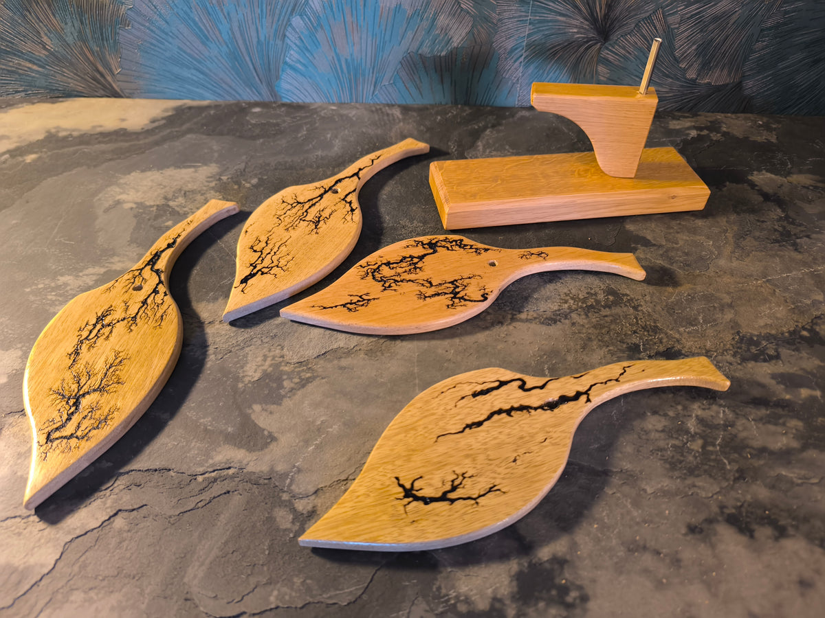 Fracture Leaf Set – Limba & Oak Edition | No. 7/15