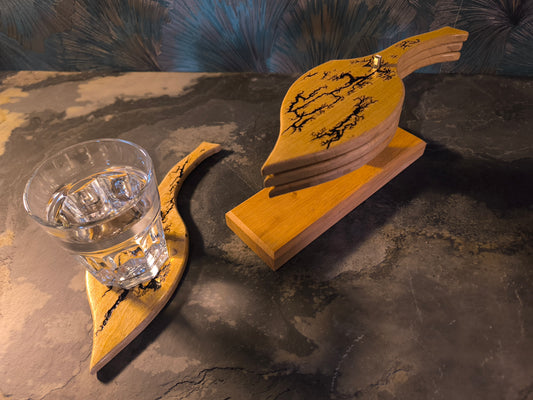 Fracture Leaf Set – Limba & Oak Edition | No. 3/15