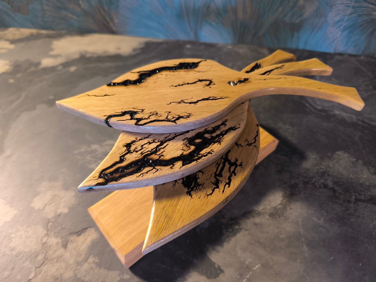 Fracture Leaf Set – Limba & Oak Edition | No. 6/15