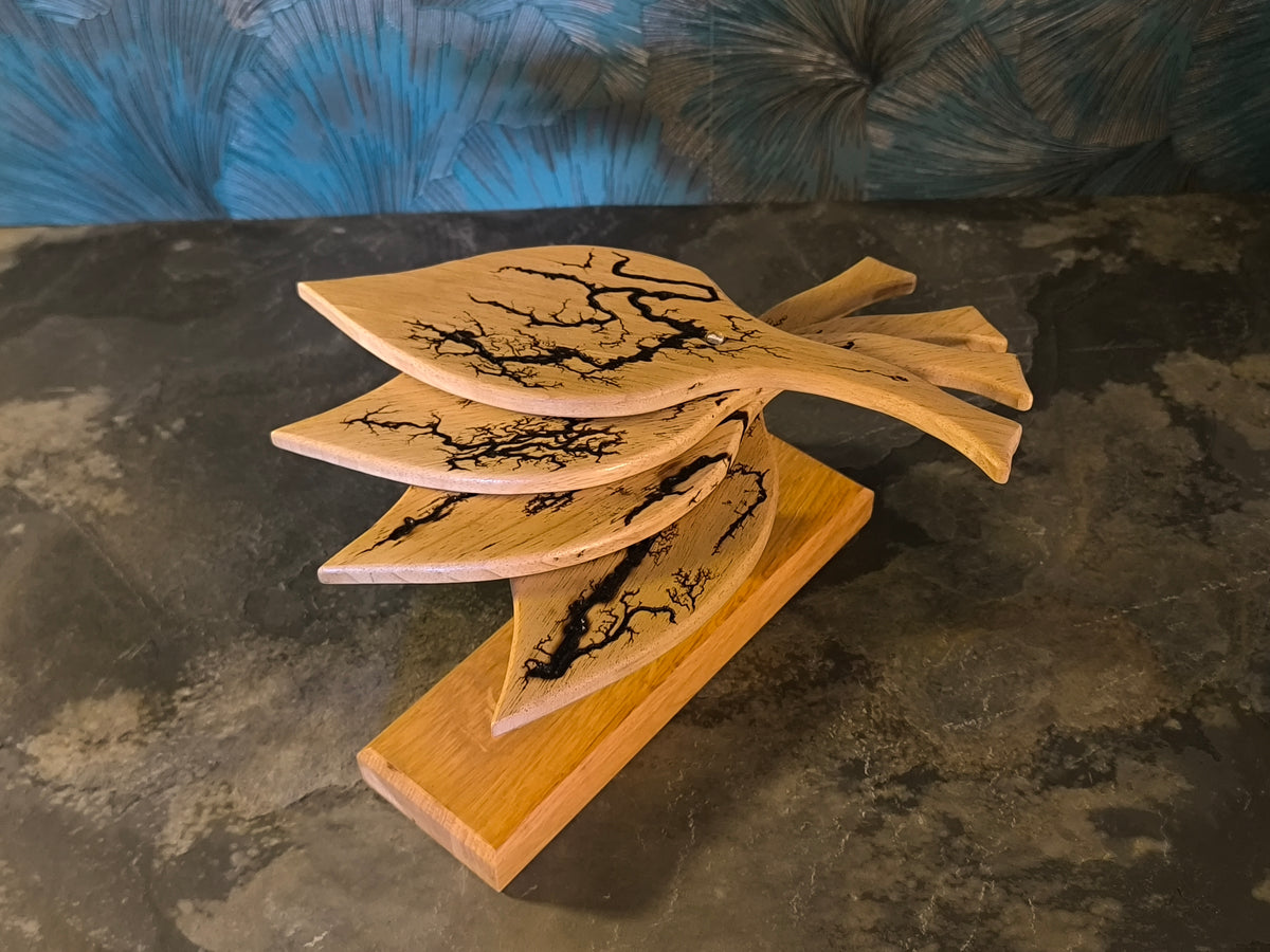 Fracture Leaf Set – Limba & Oak Edition | No. 1/15
