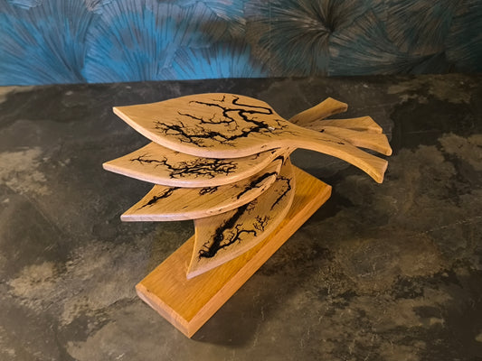 Fracture Leaf Set – Limba & Oak Edition | No. 1/15
