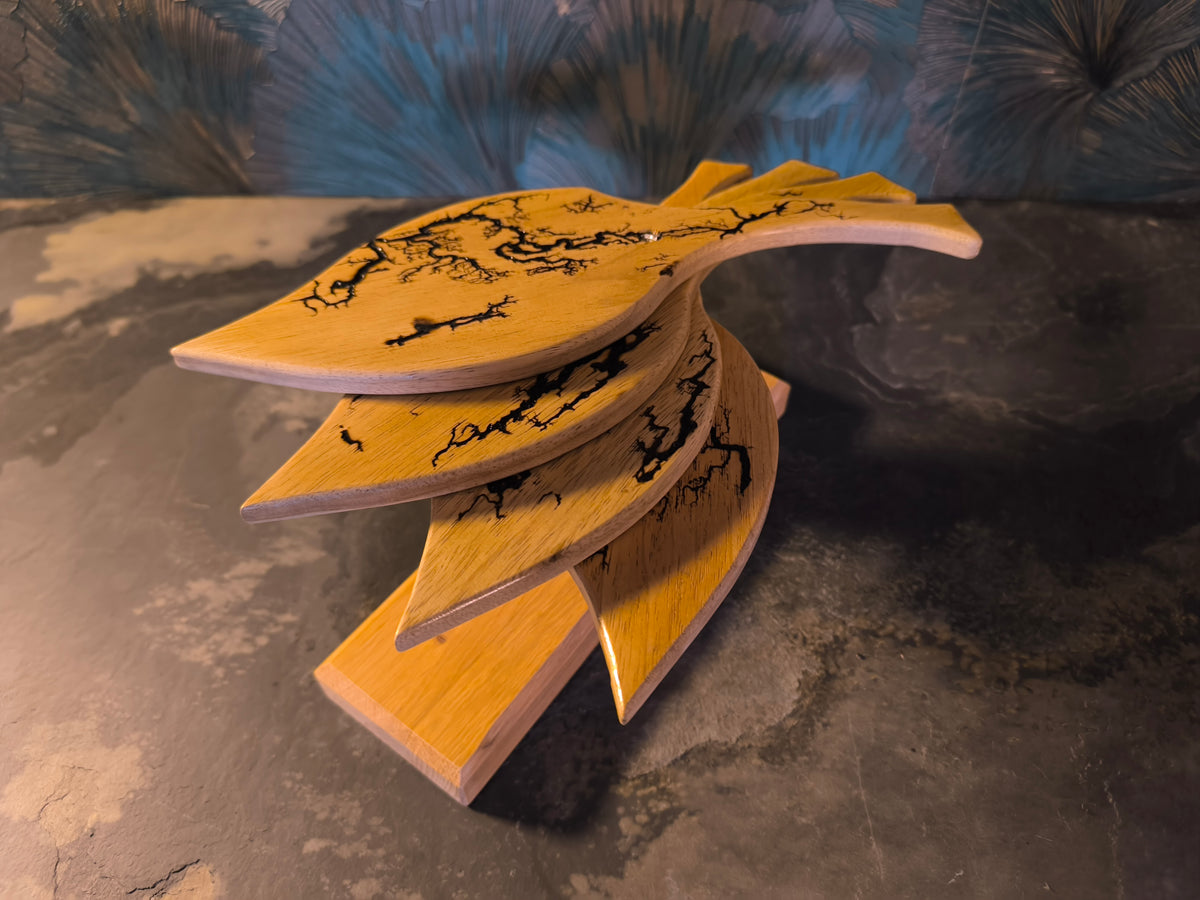 Fracture Leaf Set – Limba & Oak Edition | No. 4/15