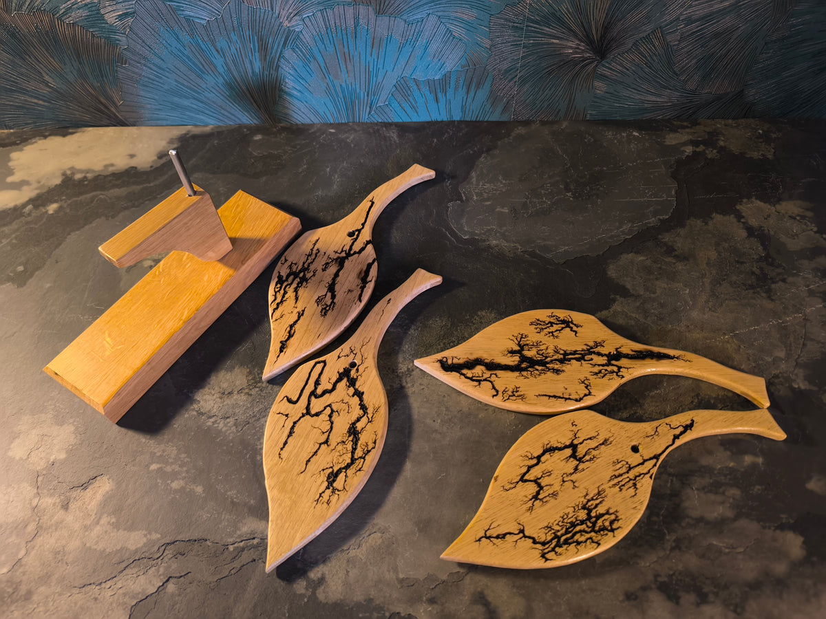 Fracture Leaf Set – Limba & Oak Edition | No. 1/15