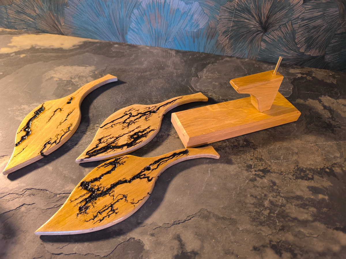 Fracture Leaf Set – Limba & Oak Edition | No. 6/15