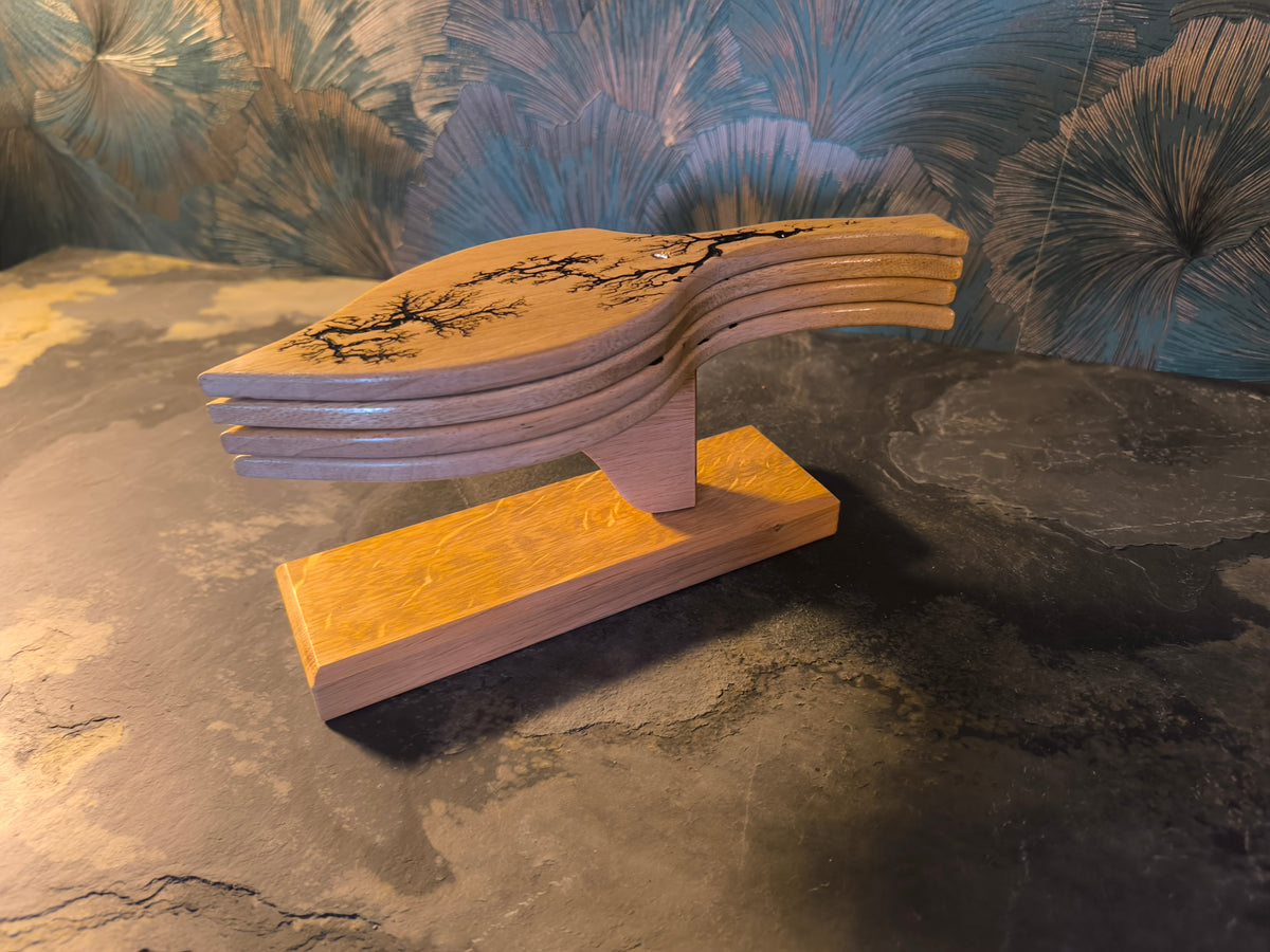 Fracture Leaf Set – Limba & Oak Edition | No. 7/15