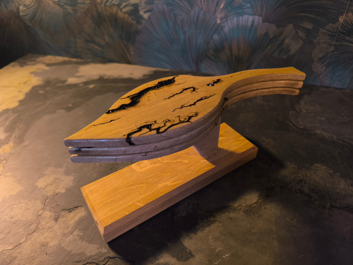 Fracture Leaf Set – Limba & Oak Edition | No. 6/15