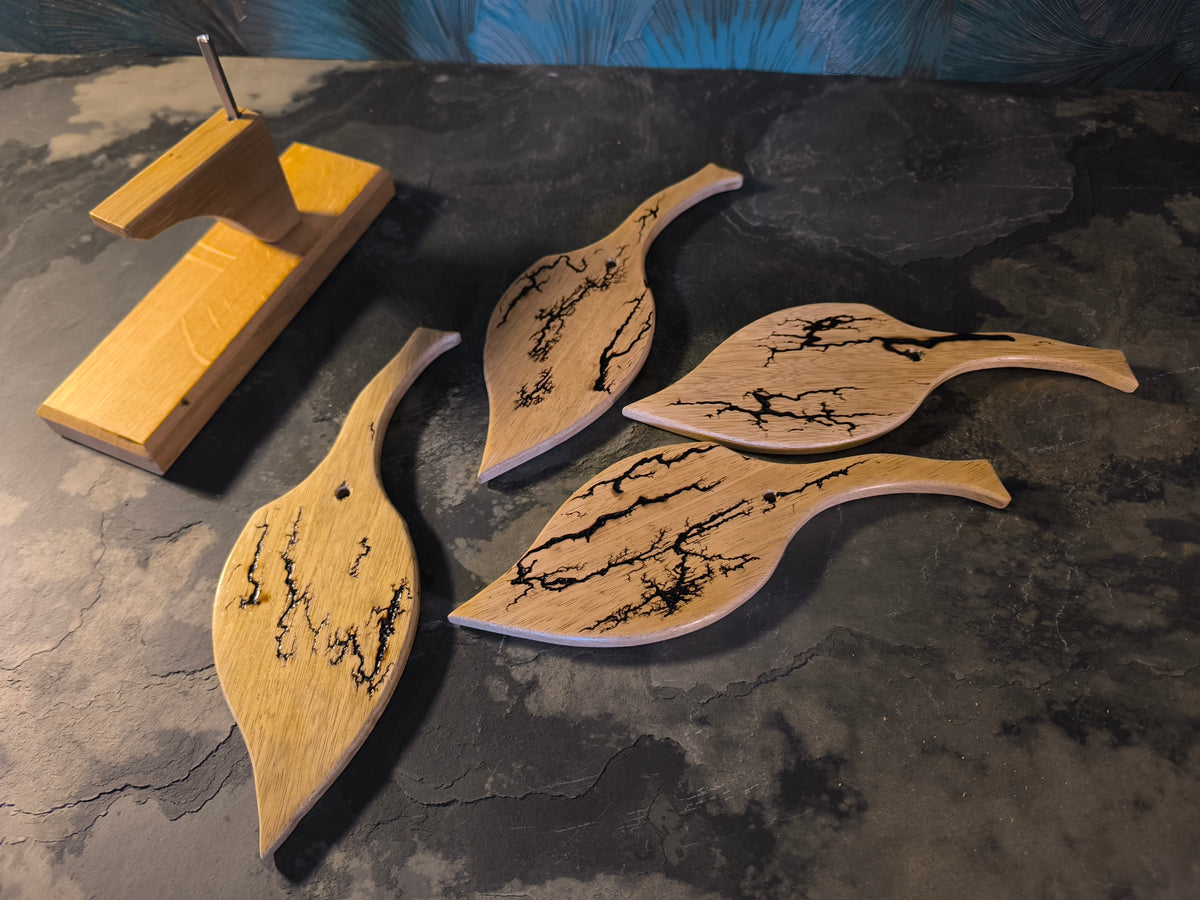 Fracture Leaf Set – Limba & Oak Edition | No. 5/15
