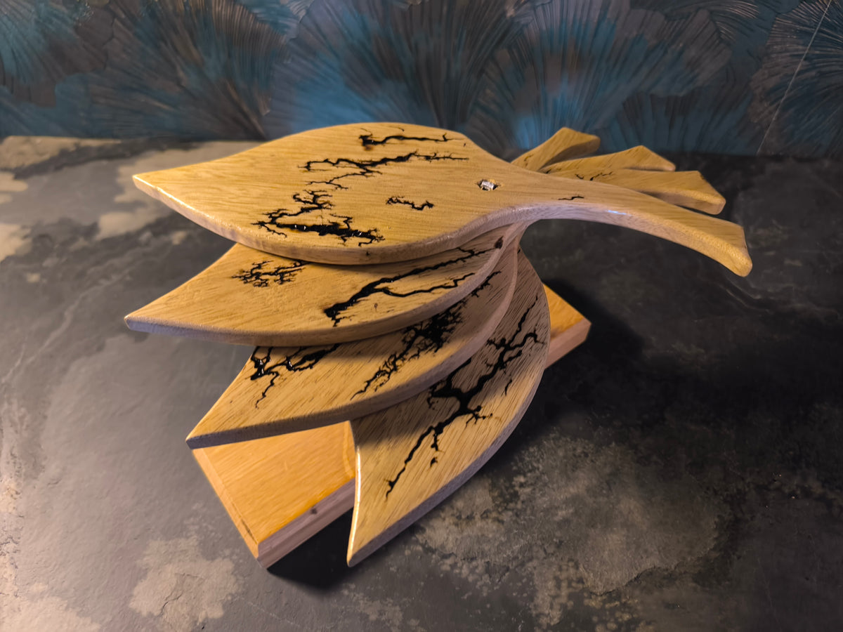 Fracture Leaf Set – Limba & Oak Edition | No. 5/15
